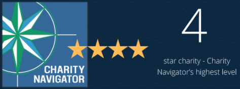 Charity Navigator - 4 stars. Click to go to to new page.